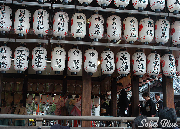 円山神社にて