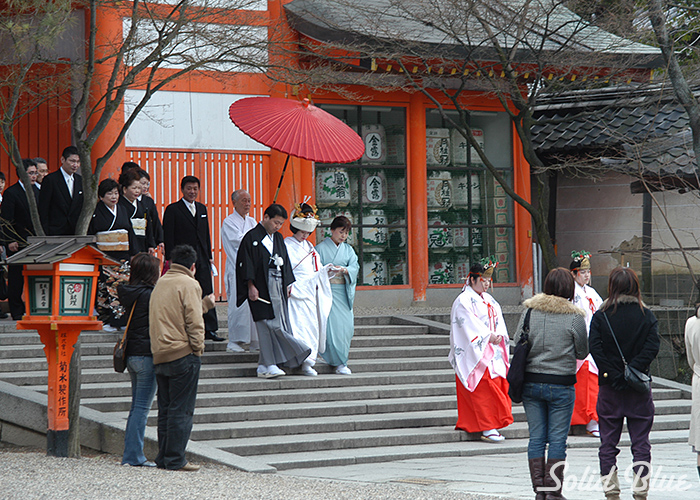 円山神社にて